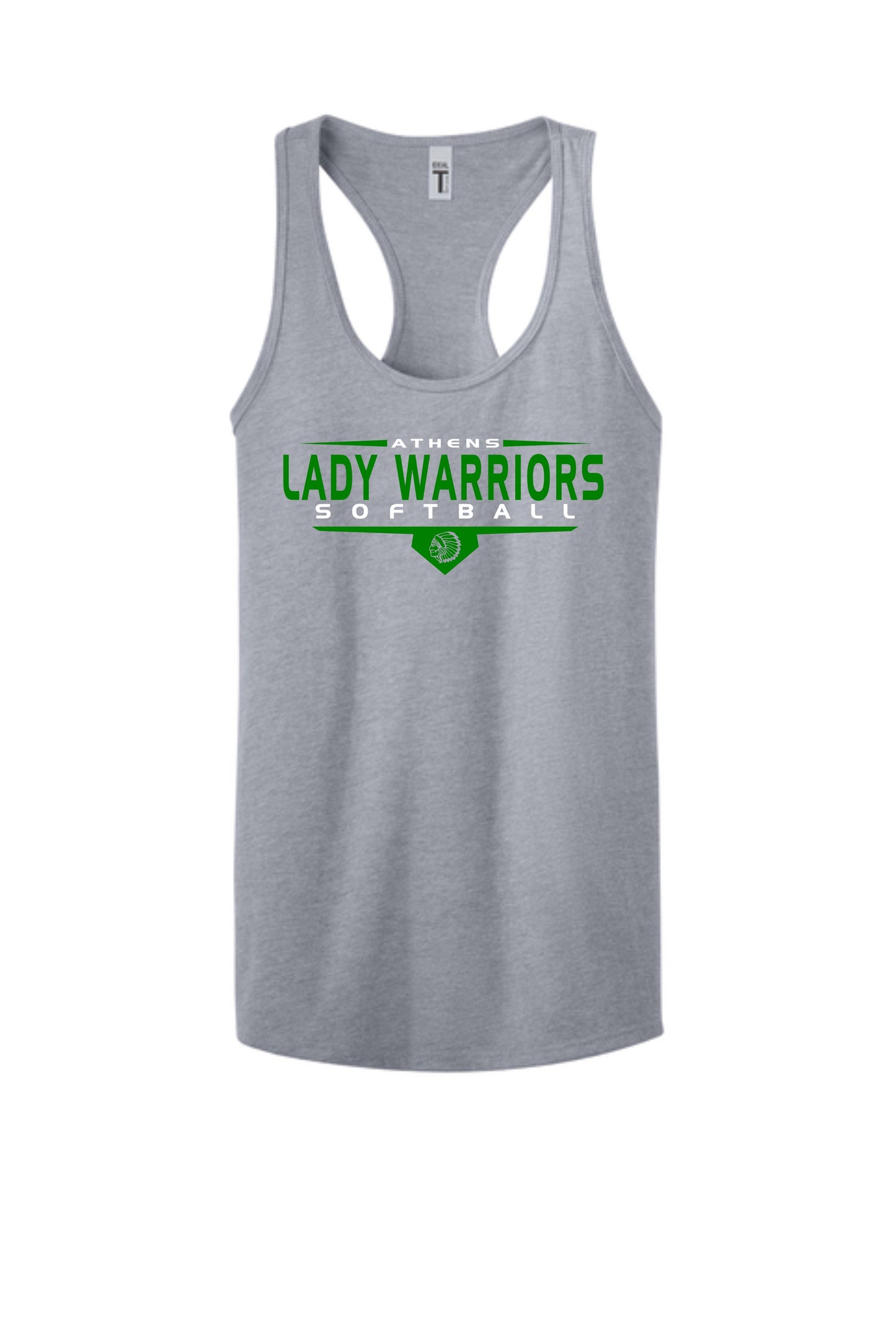 ATHENS JUNIOR HIGH SOFTBALL Next Level Women's Racerback Tank (P.1533)