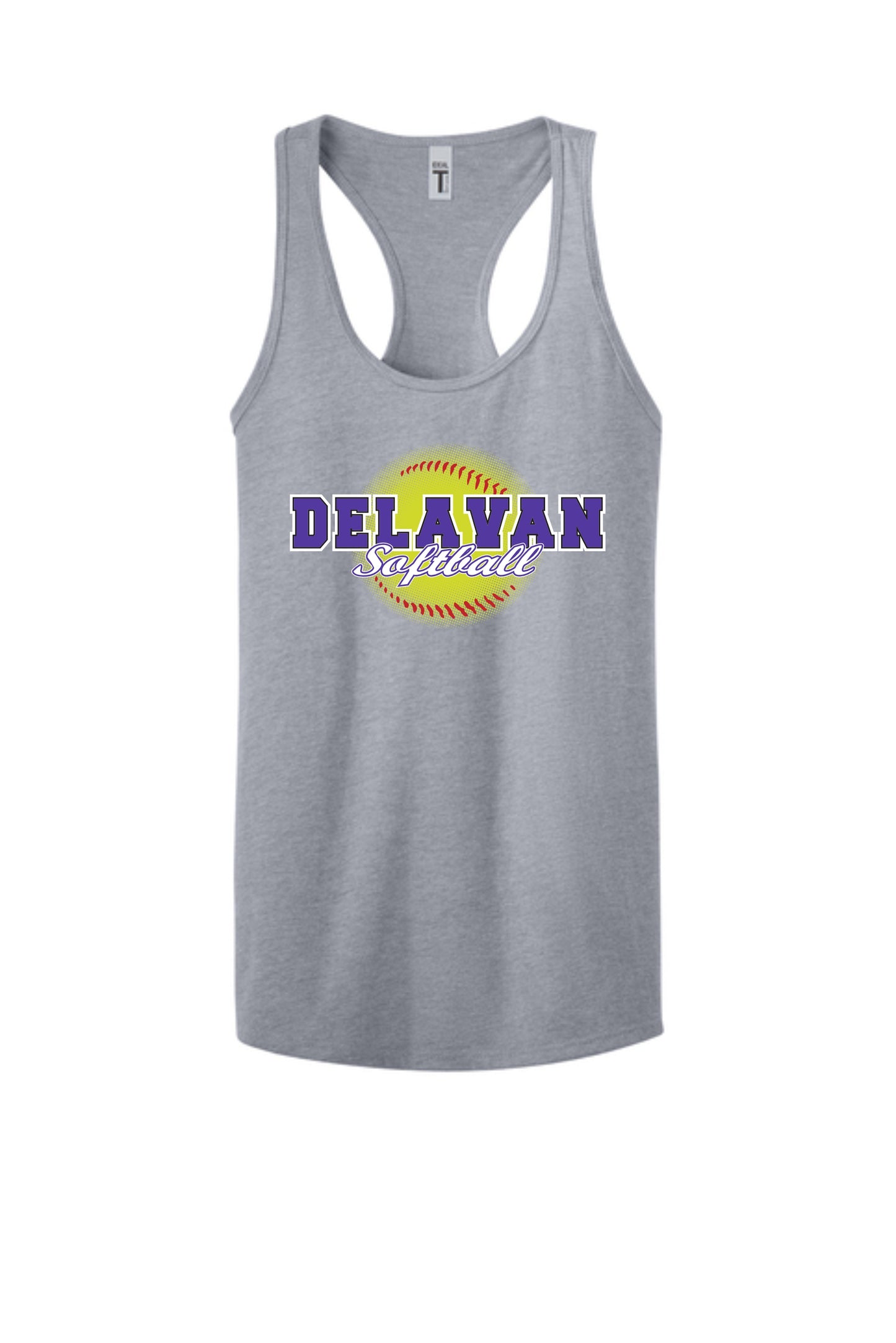 Delavan High School Softball Next Level Women's Racerback Tank (P.1533)