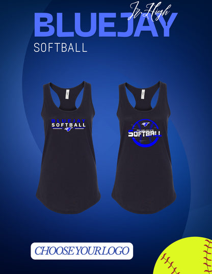 Porta Jr. High Softball Next Level Women's Racerback Tank (P.1533)