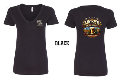 LUCKY'S ON THE SQUARE LADIES NEXT LEVEL VNECK (P. 1540)