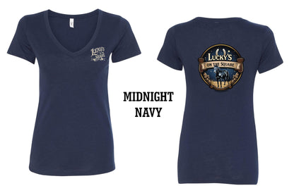 LUCKY'S ON THE SQUARE LADIES NEXT LEVEL VNECK (P. 1540)