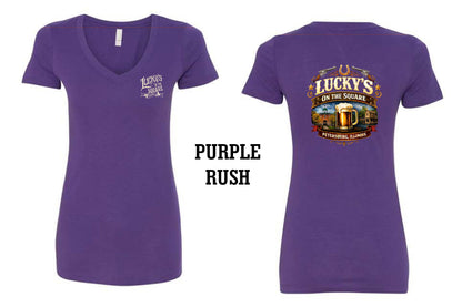 LUCKY'S ON THE SQUARE LADIES NEXT LEVEL VNECK (P. 1540)