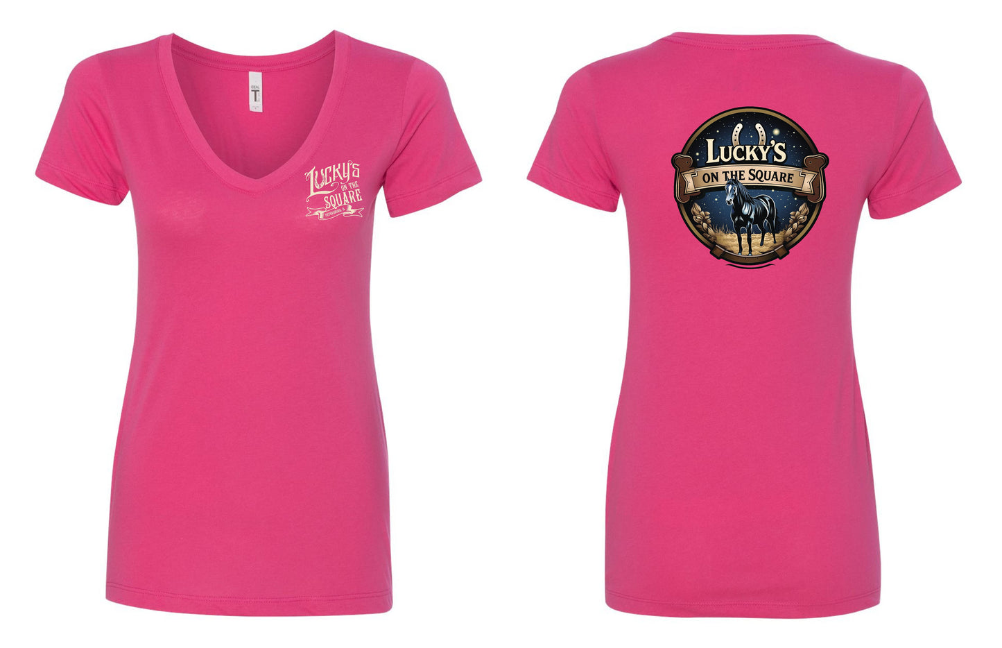 LUCKY'S ON THE SQUARE LADIES NEXT LEVEL VNECK (P. 1540)