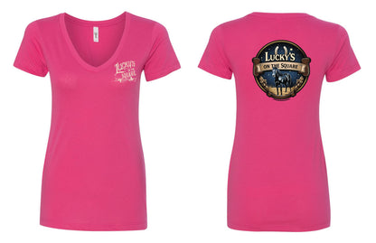 LUCKY'S ON THE SQUARE LADIES NEXT LEVEL VNECK (P. 1540)