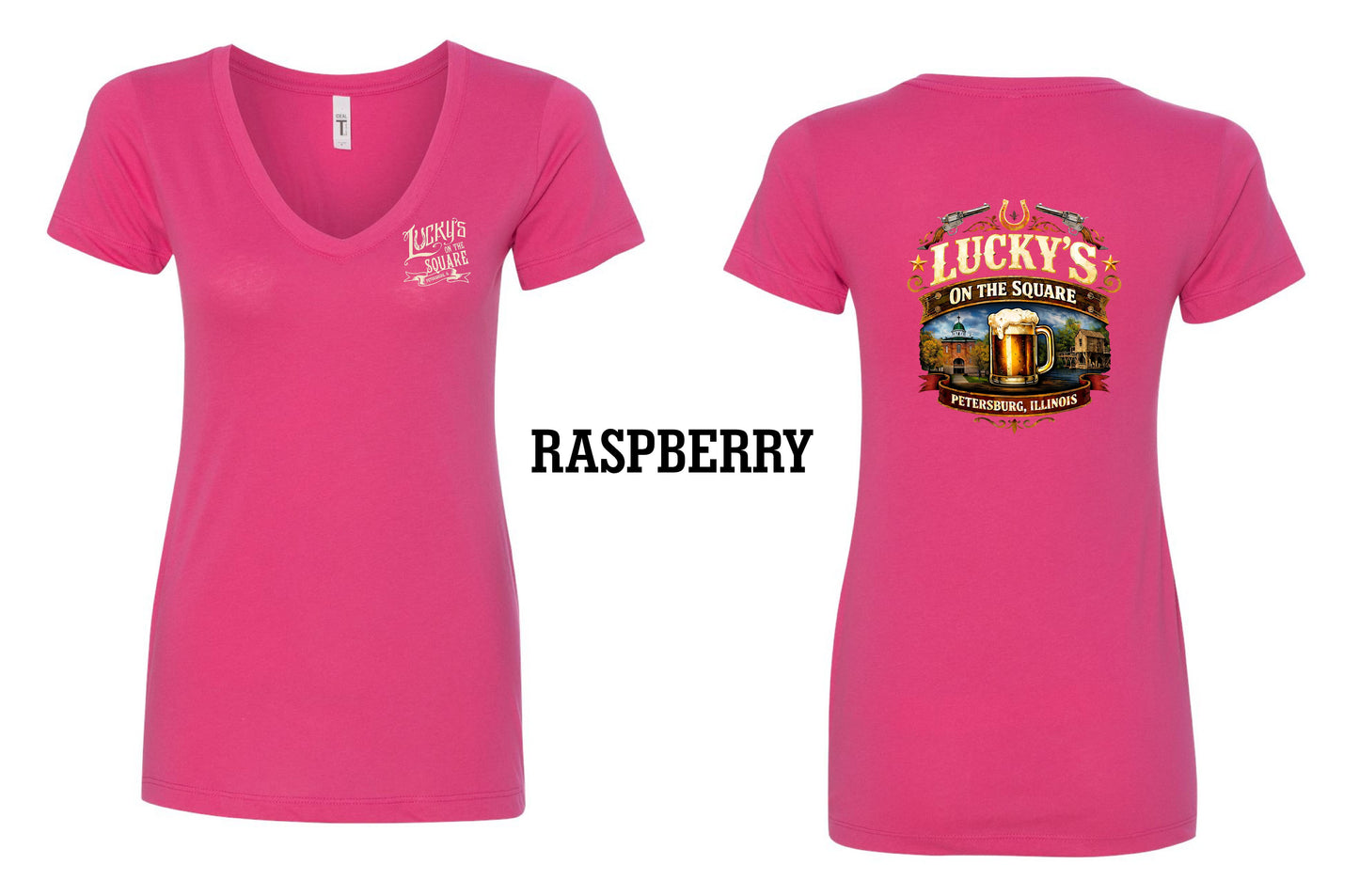 LUCKY'S ON THE SQUARE LADIES NEXT LEVEL VNECK (P. 1540)
