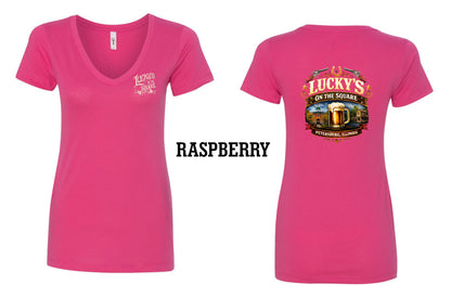 LUCKY'S ON THE SQUARE LADIES NEXT LEVEL VNECK (P. 1540)