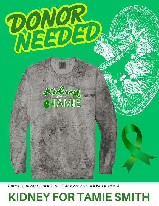 Kidney for Tamie Comfort Colors - Colorblast™ Crewneck Sweatshirt (P.1545)