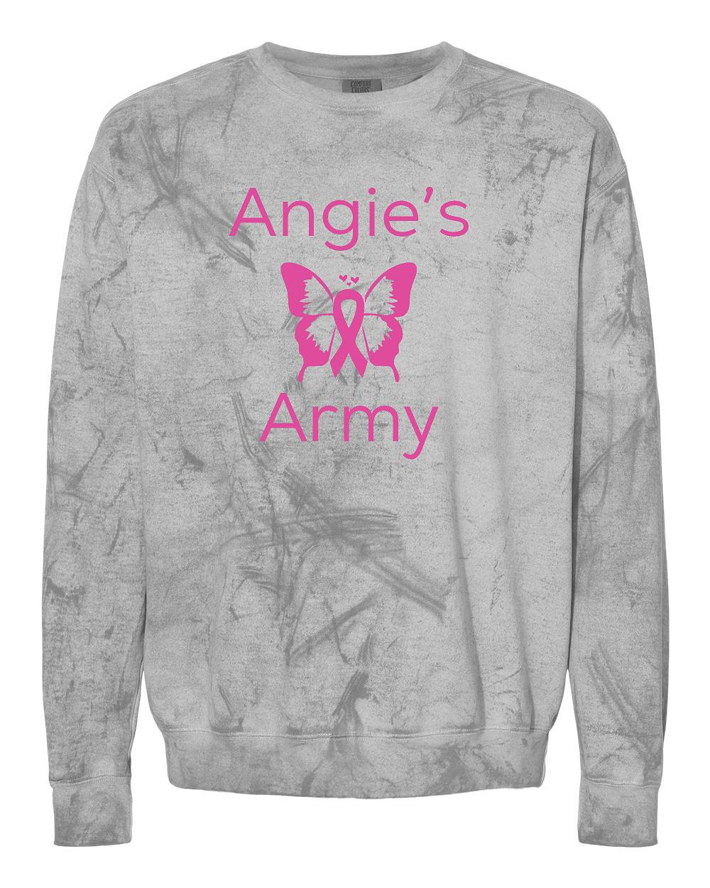 Angie's Army Comfort Colors - Colorblast™ Crewneck Sweatshirt (P.1545)