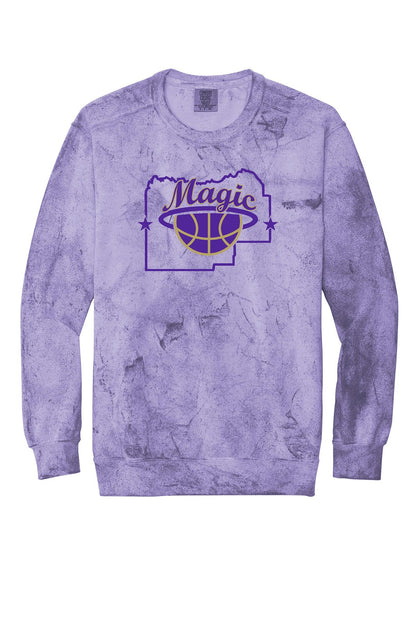MENARD COUNTY MAGIC BASKETBALL Comfort Colors - Colorblast™ Crewneck Sweatshirt (P.1545)