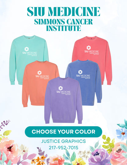 SIU Medicine SPRING COLLECTION Comfort Colors® Ring Spun Crewneck Sweatshirt (P.1566)