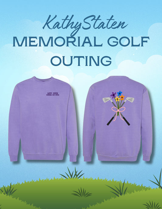Kathy Staten Memorial Golf Outing Comfort Colors® Ring Spun Crewneck Sweatshirt (P.1566)