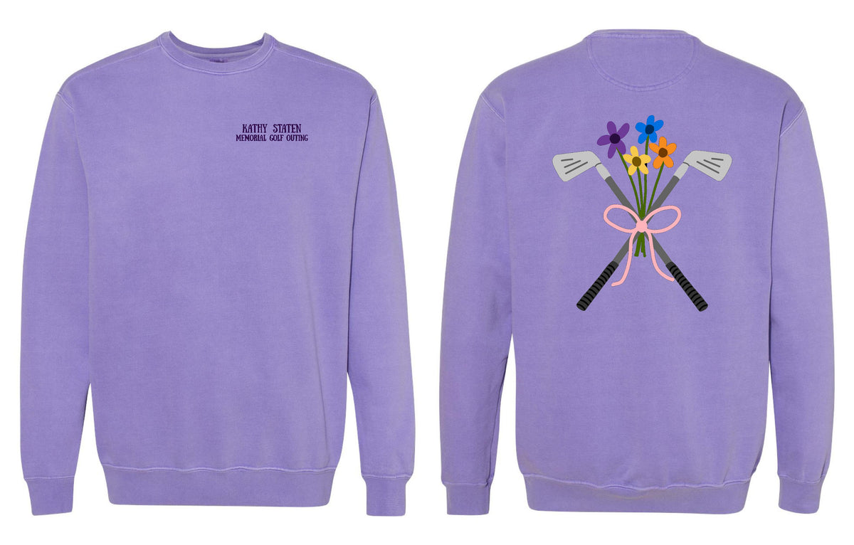 Kathy Staten Memorial Golf Outing Comfort Colors® Ring Spun Crewneck Sweatshirt (P.1566)