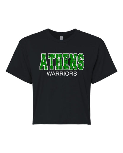 ATHENS BOOSTERS Next Level - Women's Ideal Crop Top (P.1580)