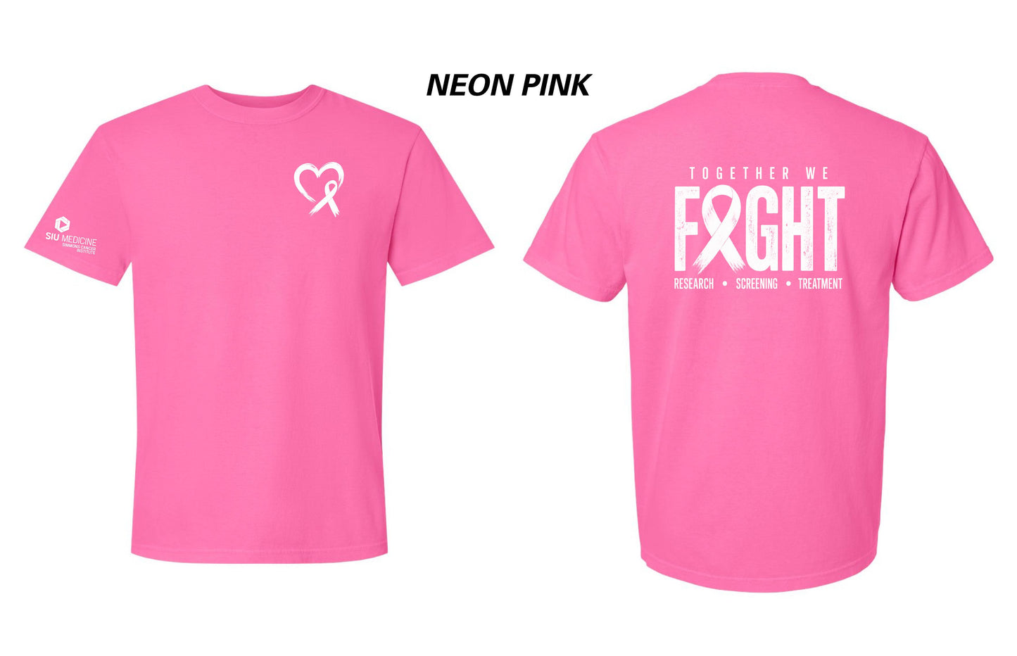 SIU Medicine Simmons Cancer Institute Breast Cancer Comfort Colors - Garment-Dyed Heavyweight T-Shirt (P.1717)