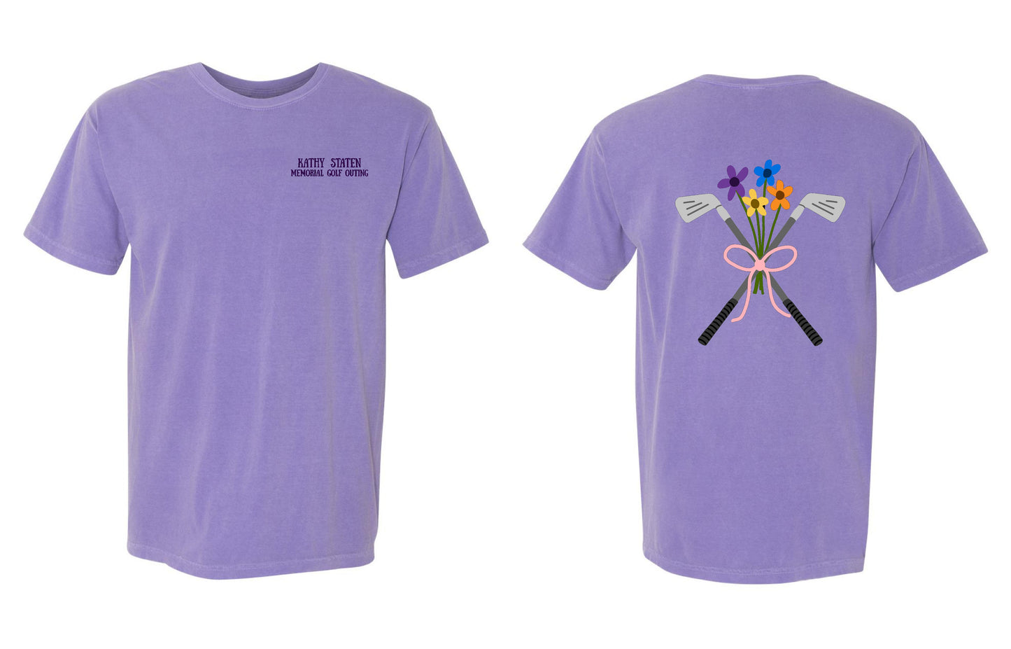 Kathy Staten Memorial Golf Outing Comfort Colors Unisex Garment-Dyed Heavyweight T-Shirt (P.1717)