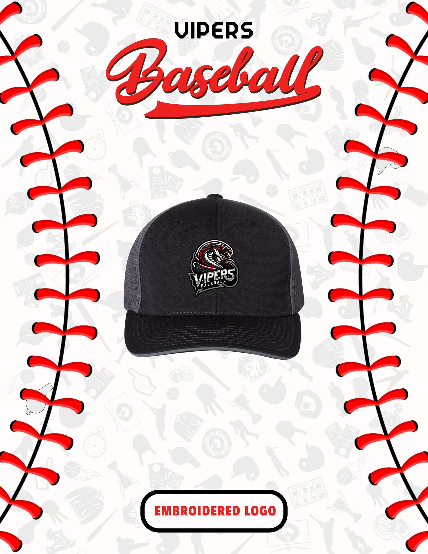 Vipers Baseball Richardson Fitted Hat (172)