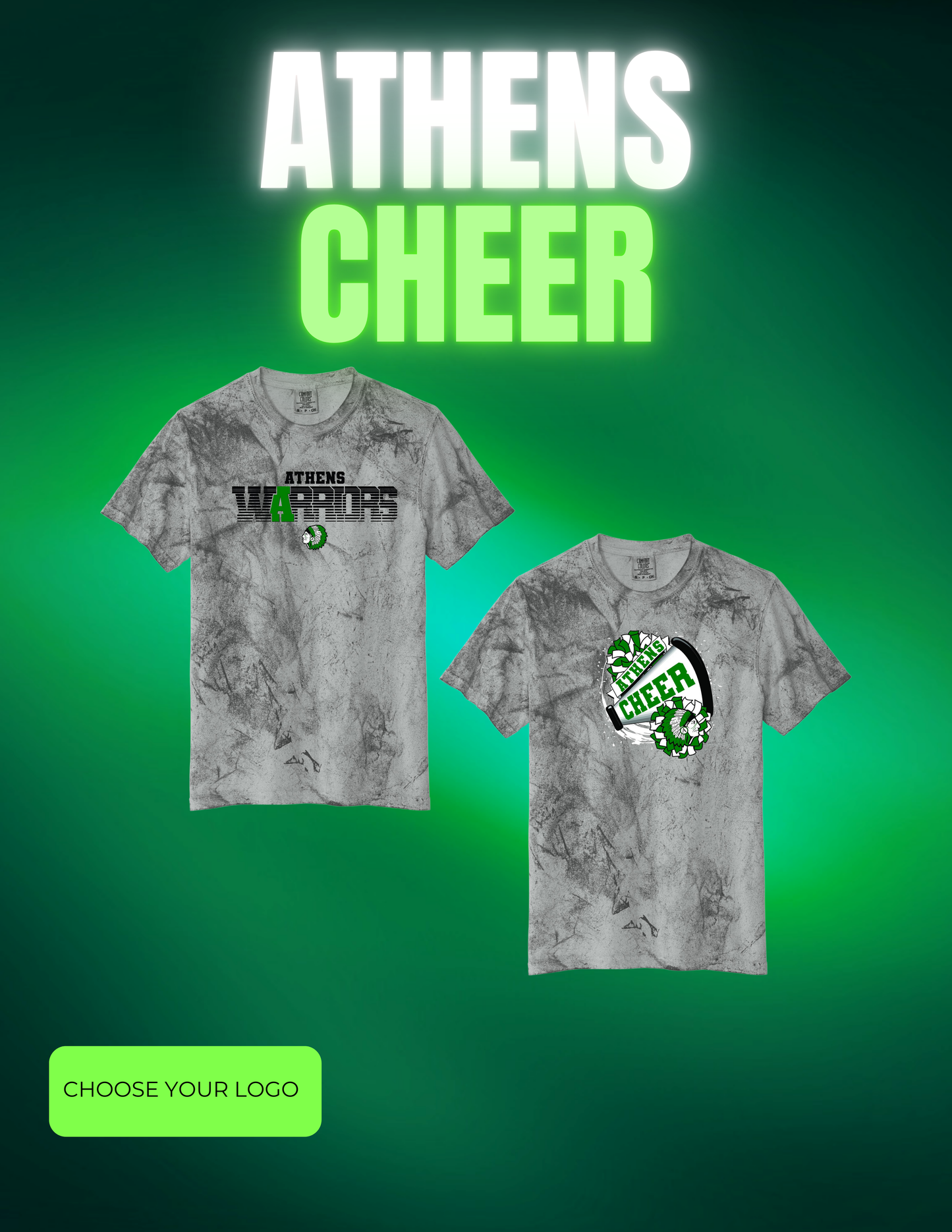 Athens Cheer Comfort Colors - Colorblast™ T-Shirt (P.1745)