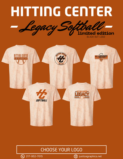 Hitting Center Legacy Softball Comfort Colors T-Shirt (P.1745)