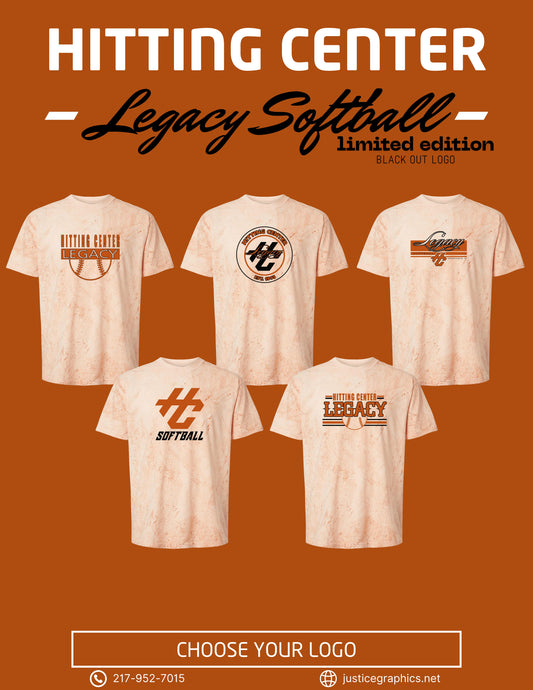 Hitting Center Legacy Softball Comfort Colors T-Shirt (P.1745)