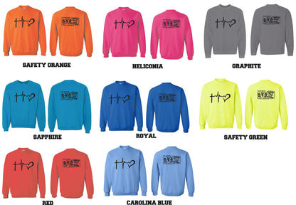 BYO CREW SWEATSHIRT HEARTBEAT (P.18000)