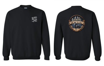 LUCKY'S ON THE SQUARE Unisex Crew Sweatshirt (P.18000)