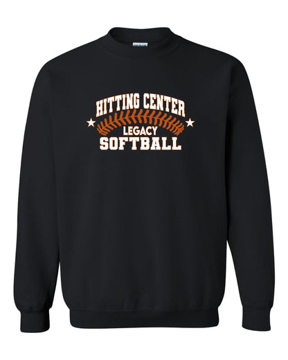 Hitting Center Legacy Softball Unisex Crew Sweatshirt (P.18000)