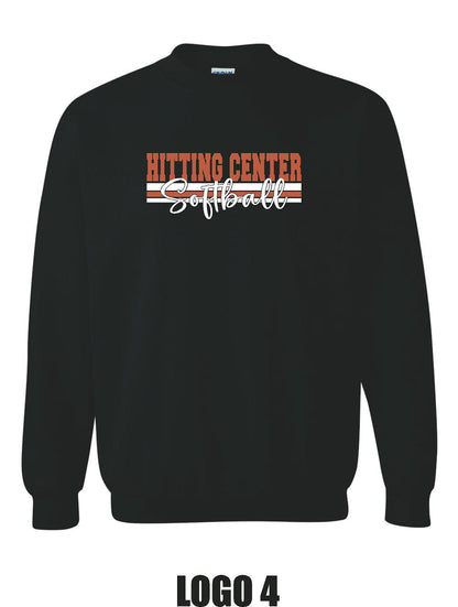 Hitting Center Softball Unisex Crew Sweatshirt (P.18000)