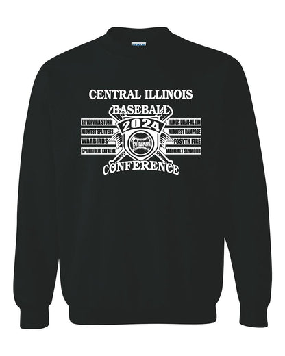 CENTRAL IL BASEBALL CONFERANCE TOURNAMENT CREWNECK SWEATSHIRT (P.18000)