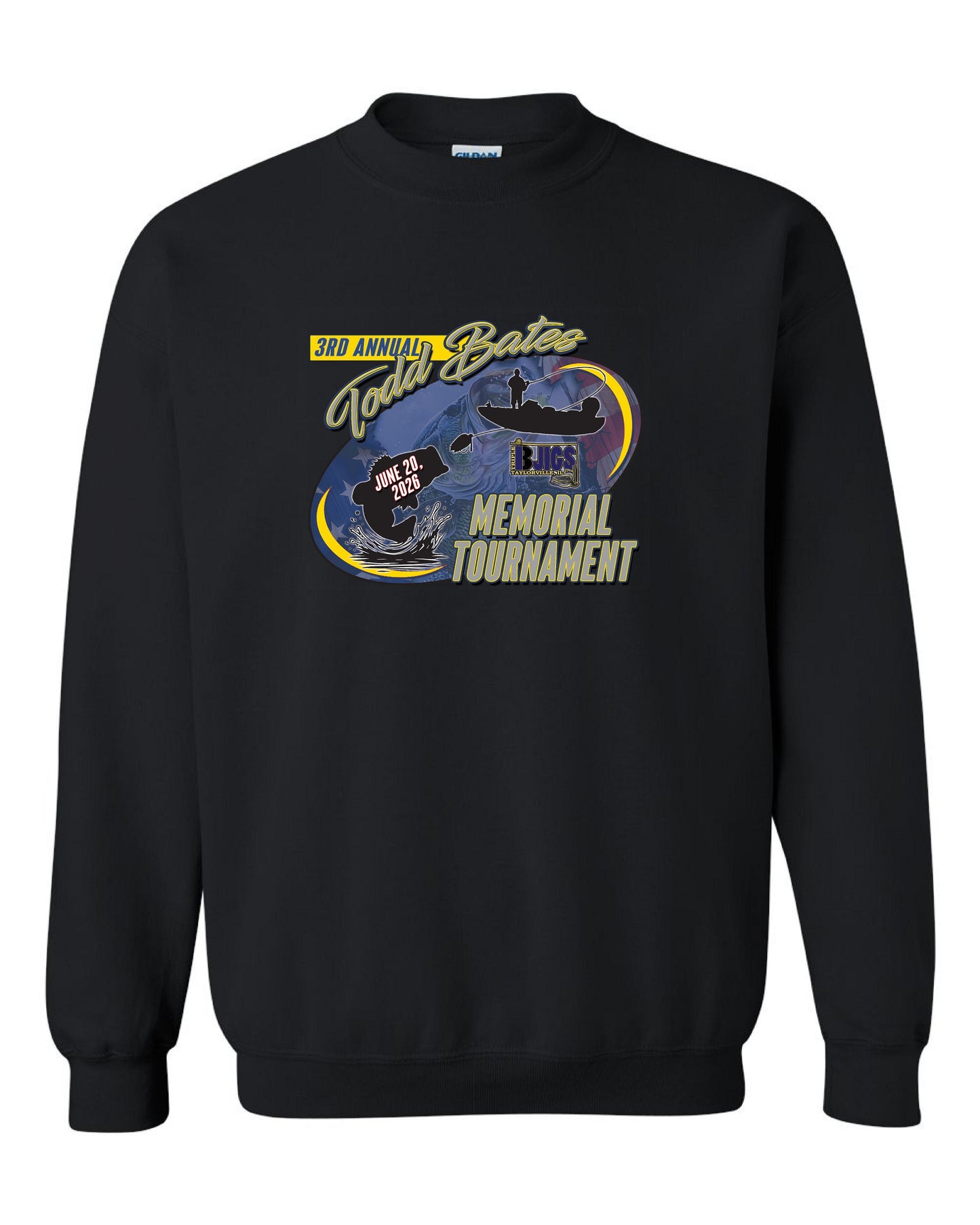 3rd Annual Todd Bates Memorial Tournament Unisex Crewneck Sweatshirt (P.18000/18000B)