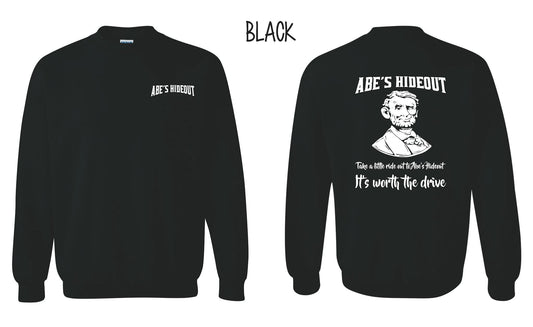 ABE'S HIDEOUT CREW SWEATSHIRT (P.18000)