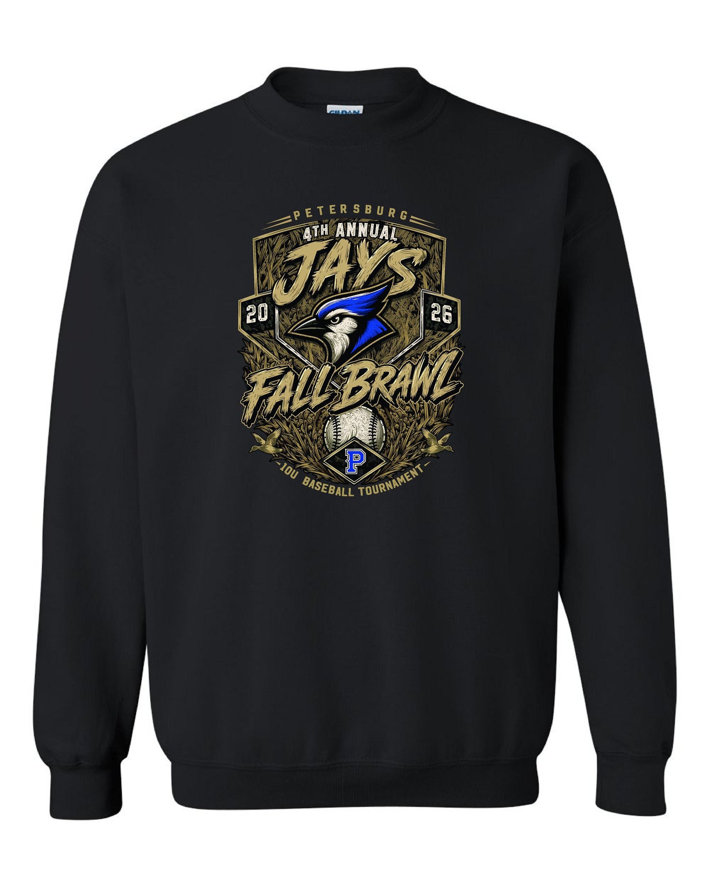 Petersburg Baseball Fall Brawl CREWNECK SWEATSHIRT (P.18000)
