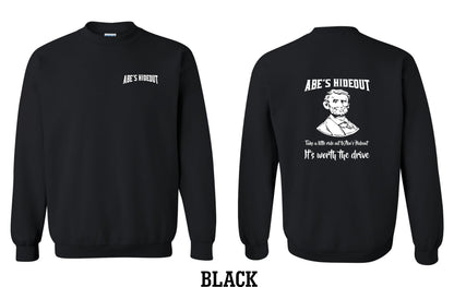 ABE'S HIDEOUT CREW SWEATSHIRT (P.18000)