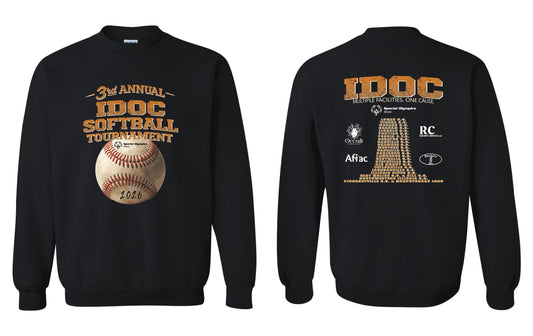 3rd Annual IDOC Softball Tournament Unisex Crewneck Sweatshirt (P.18000)