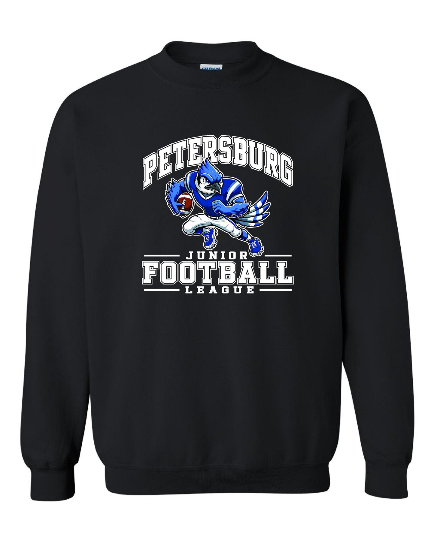 Petersburg Junior Football League Unisex Gildan Crewneck Sweatshirt (P.18000/18000B)