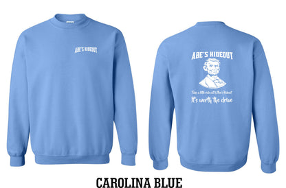 ABE'S HIDEOUT CREW SWEATSHIRT (P.18000)