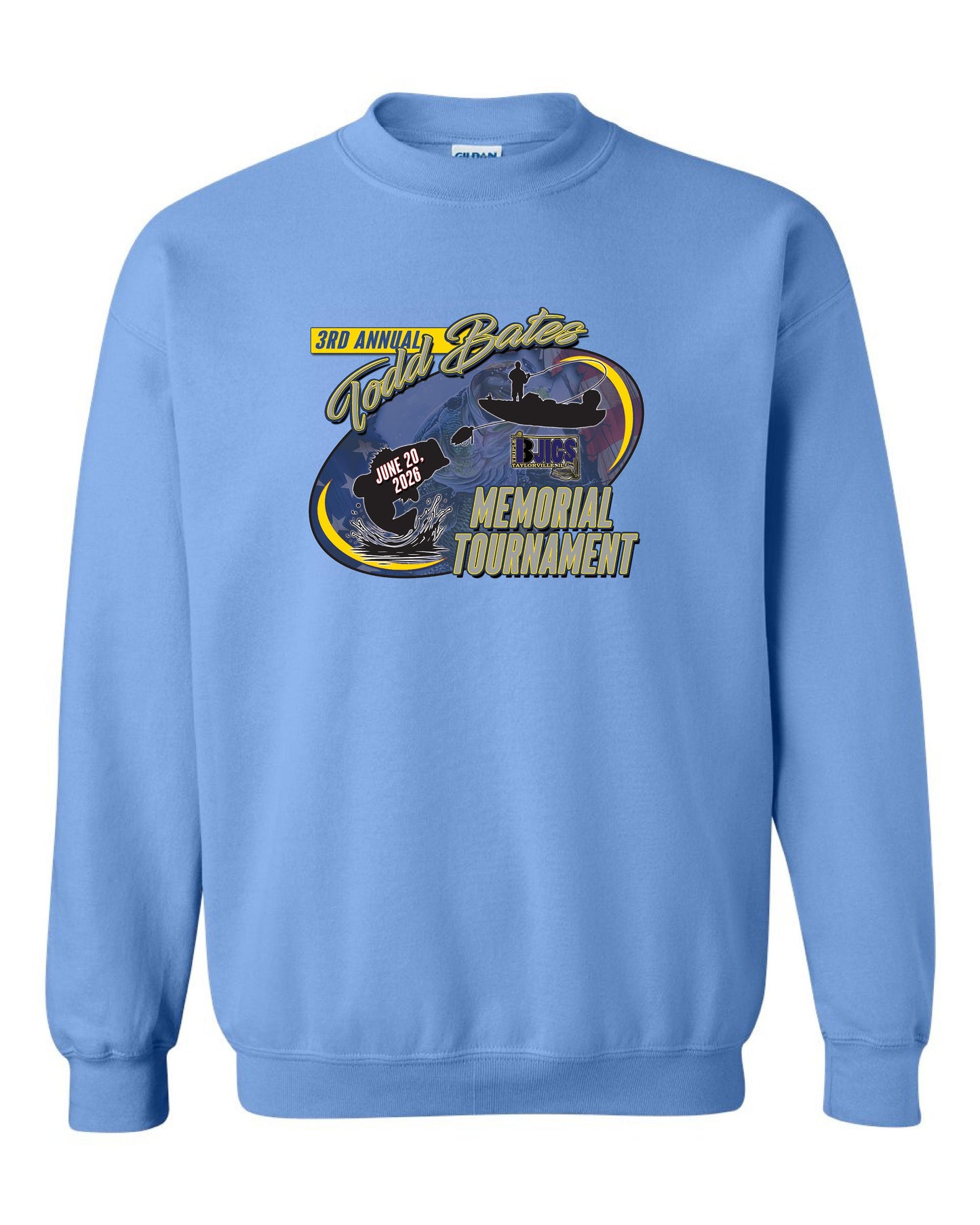 3rd Annual Todd Bates Memorial Tournament Unisex Crewneck Sweatshirt (P.18000/18000B)