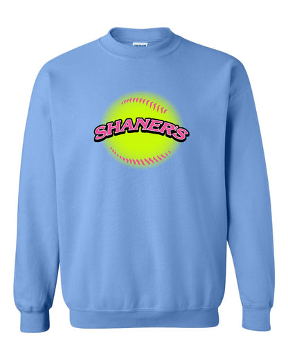 Shaner's Softball Unisex Crewneck Sweatshirt (P.18000/18000B)