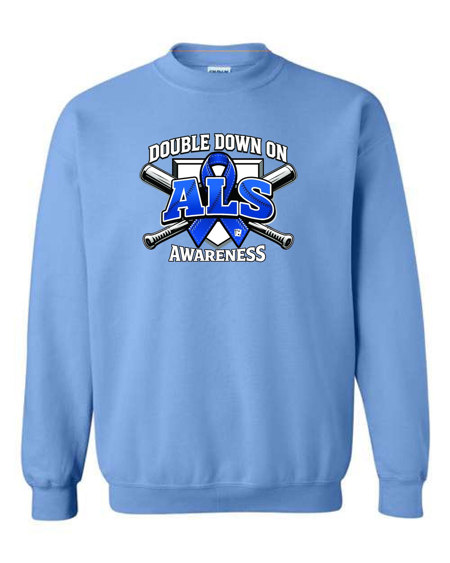 DOUBLE DOWN ON ALS Unisex Crewneck Sweatshirt (P.18000/18000B)