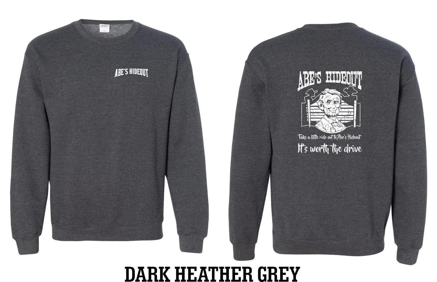 ABE'S HIDEOUT CREW SWEATSHIRT (P.18000)