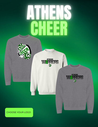 Athens Cheer Crew Sweatshirt (P.18000/18000B)