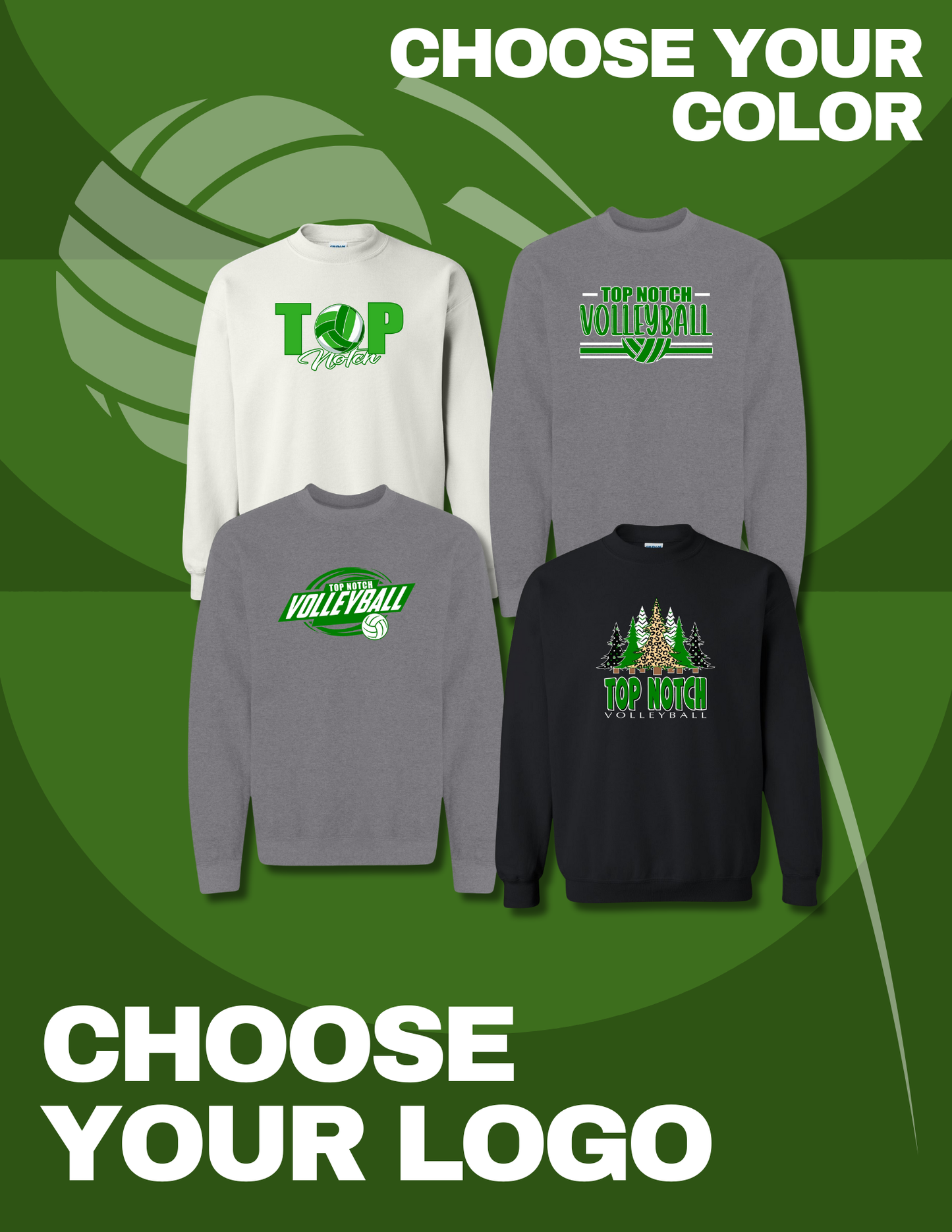 TOP NOTCH UNISEX CREW SWEATSHIRT (18000)