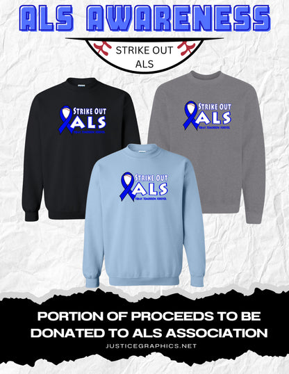 STRIKE OUT ALS Unisex Crewneck Sweatshirt (P.18000/18000B)