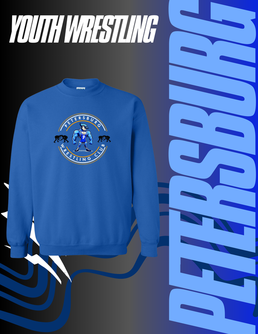 Petersburg Youth Wrestling CREWNECK SWEATSHIRT (P.18000)
