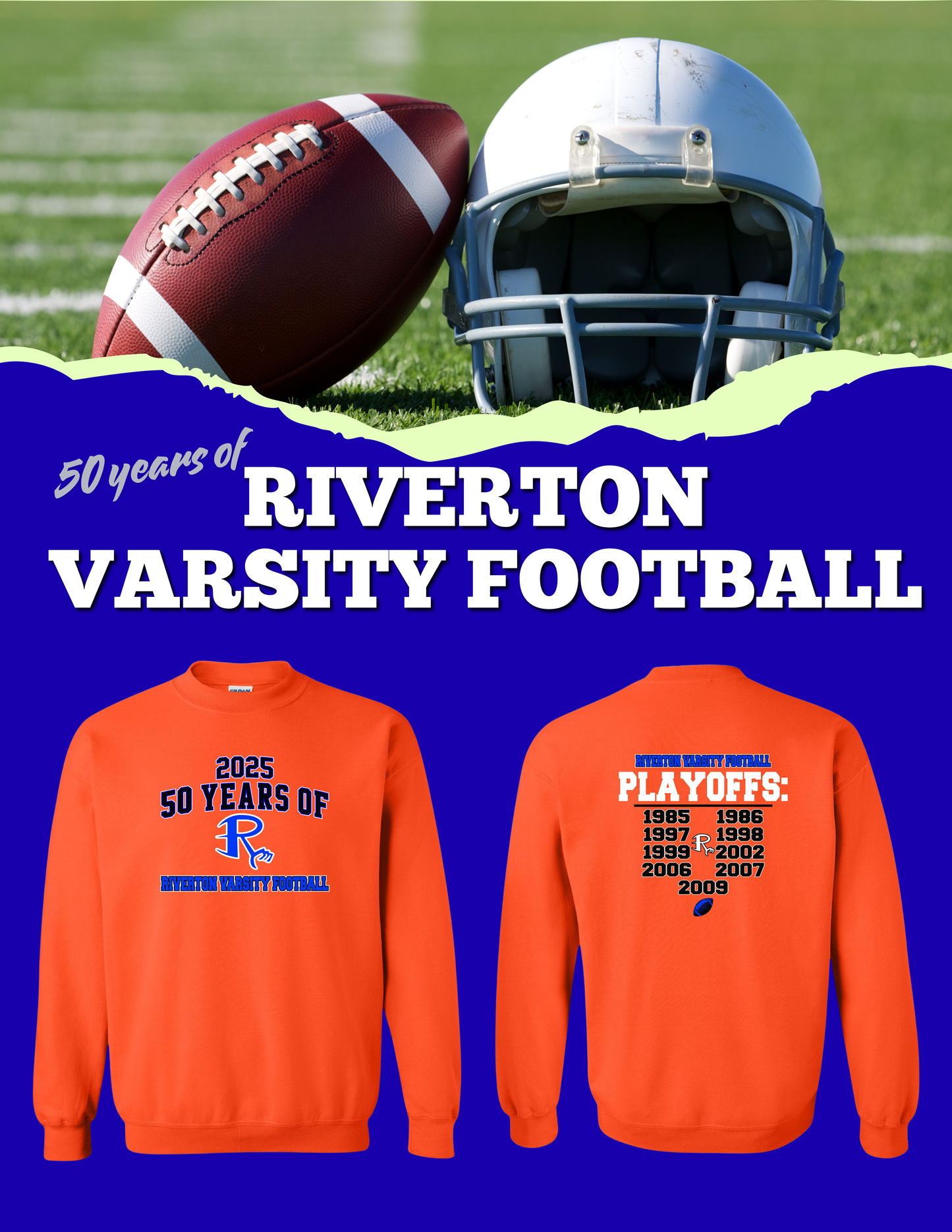 Riverton Varsity Football UNISEX CREWNECK (P.18000)