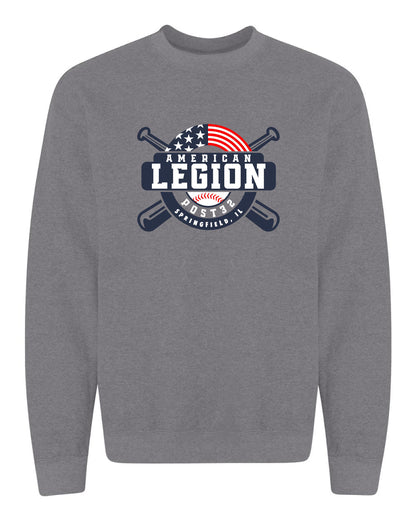 American Legion Post 32 Baseball Unisex Crewneck Sweatshirt (P.18000/18000B)