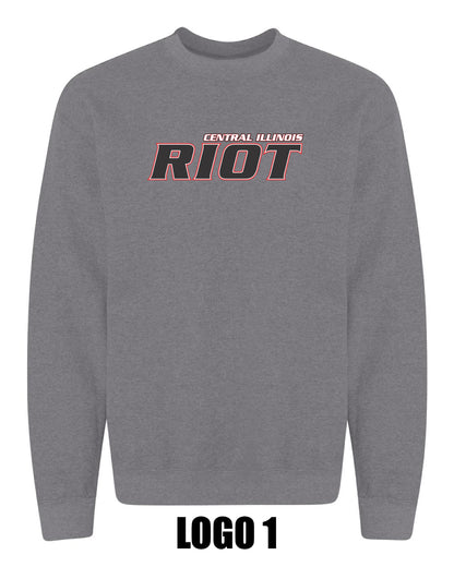 RIOT SOFTBALL UNISEX CREW SWEATSHIRT (P.18000)