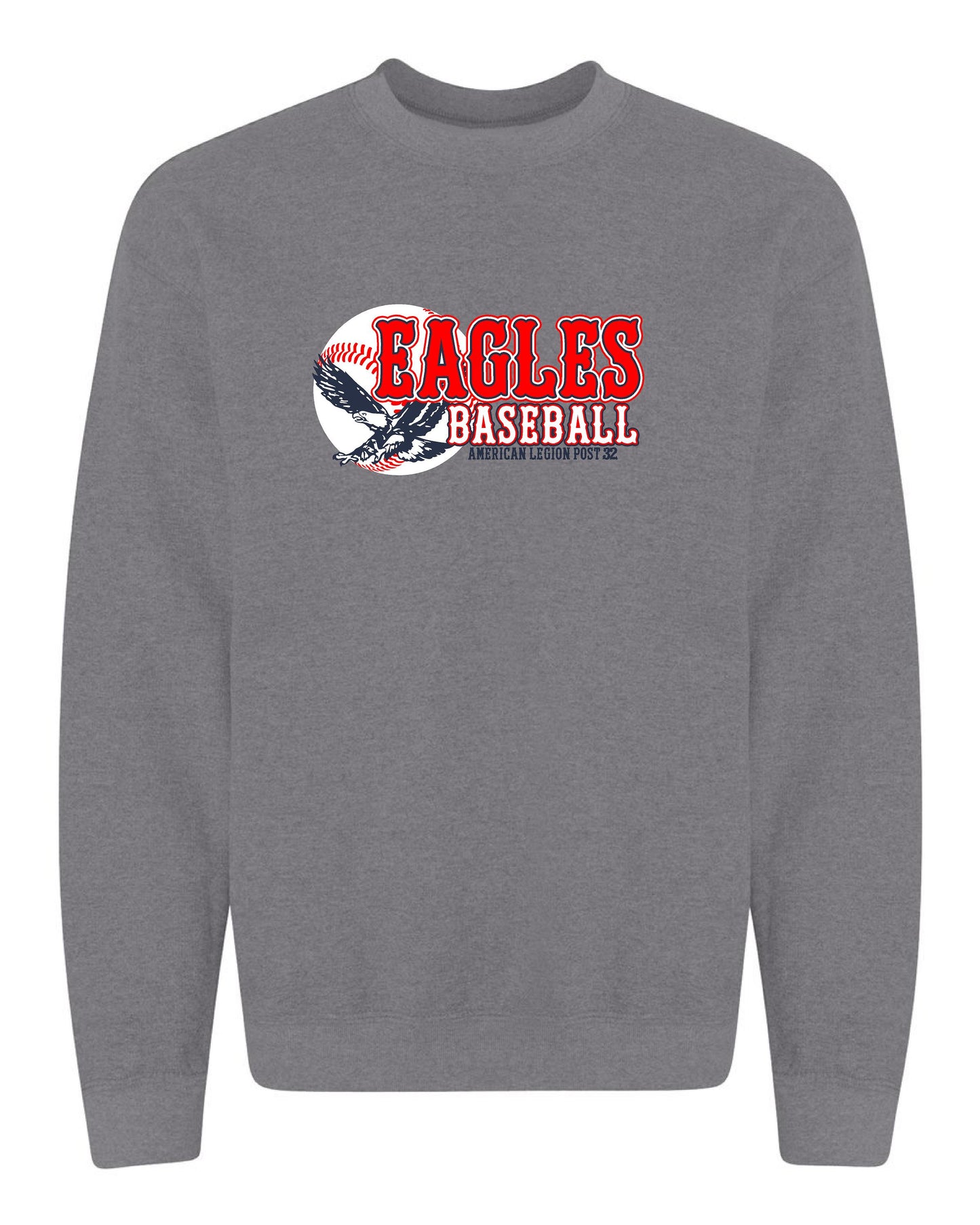 American Legion Post 32 Baseball Unisex Crewneck Sweatshirt (P.18000/18000B)