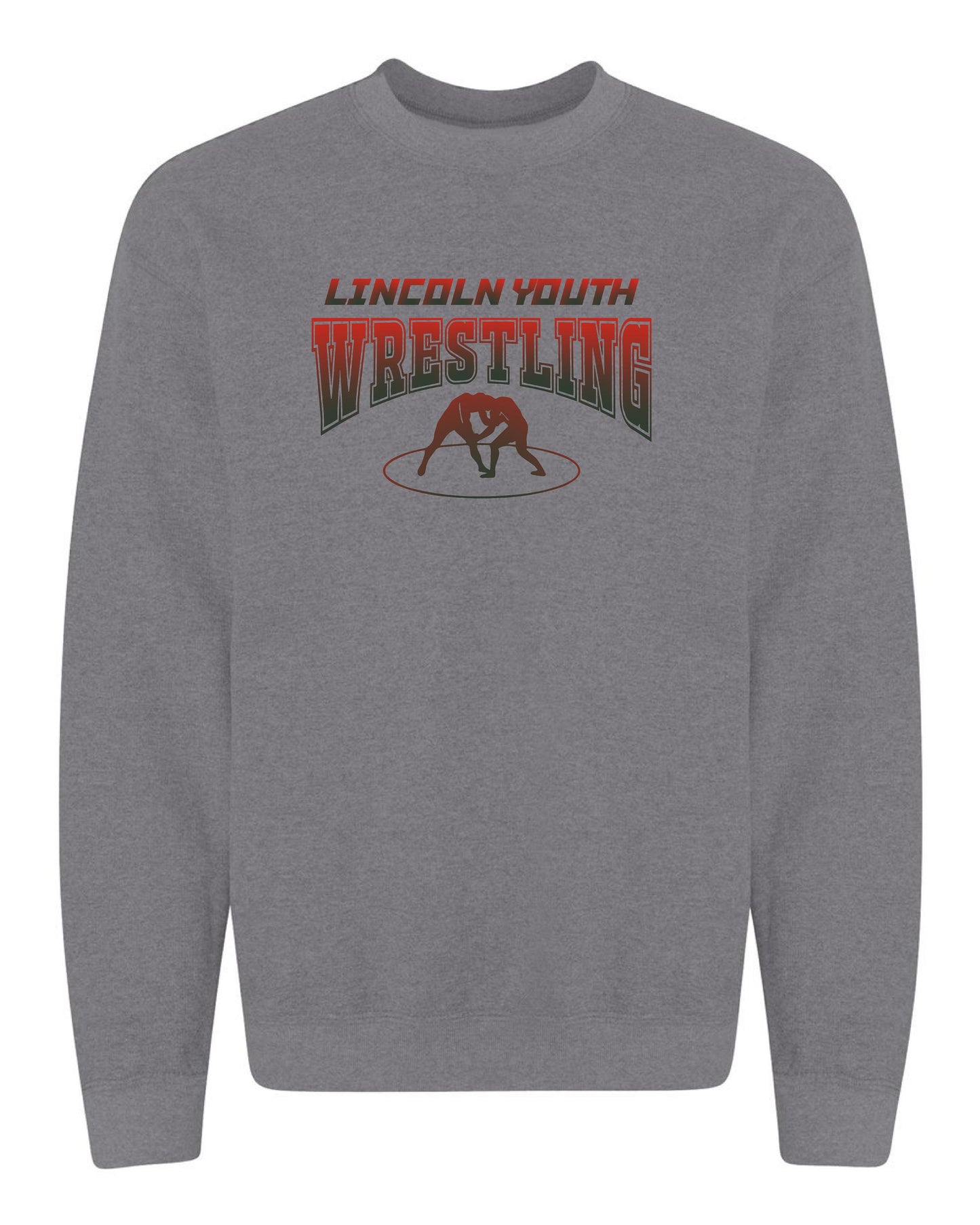 Lincoln Youth Wrestling Unisex Crew Sweatshirt (P.18000/18000B)