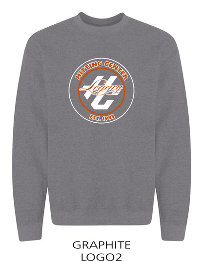 Hitting Center Legacy Softball Unisex Crew Sweatshirt (P.18000)