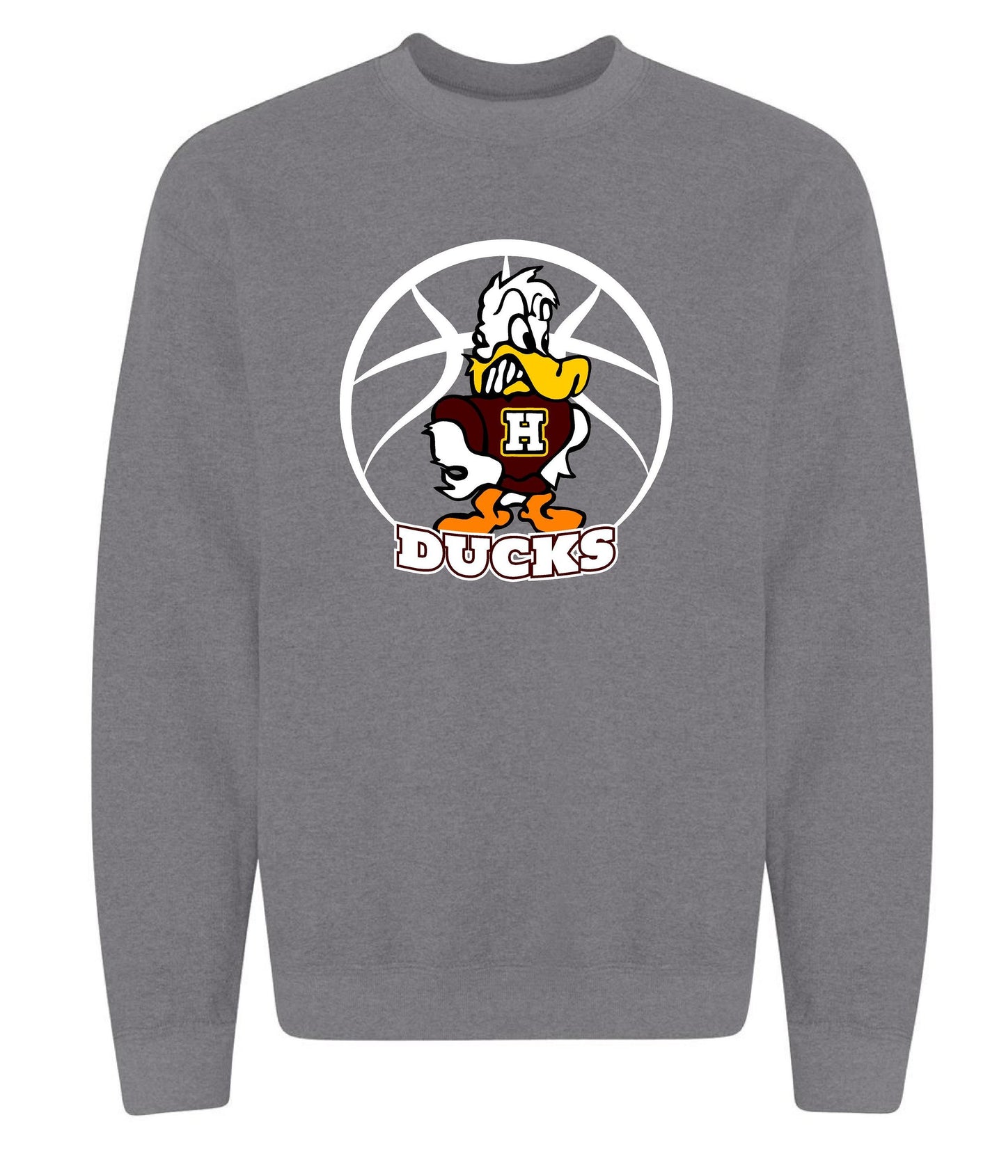 Havana Ducks Jr. High Basketball Unisex Crewneck Sweatshirt (P.18000/18000B)